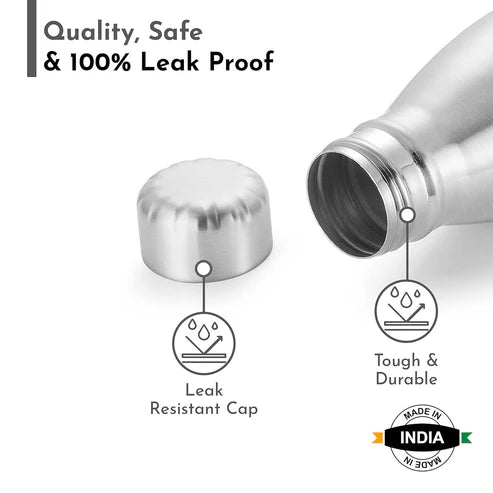 Pexpo Genro SS Water Bottle 700 ml Silver