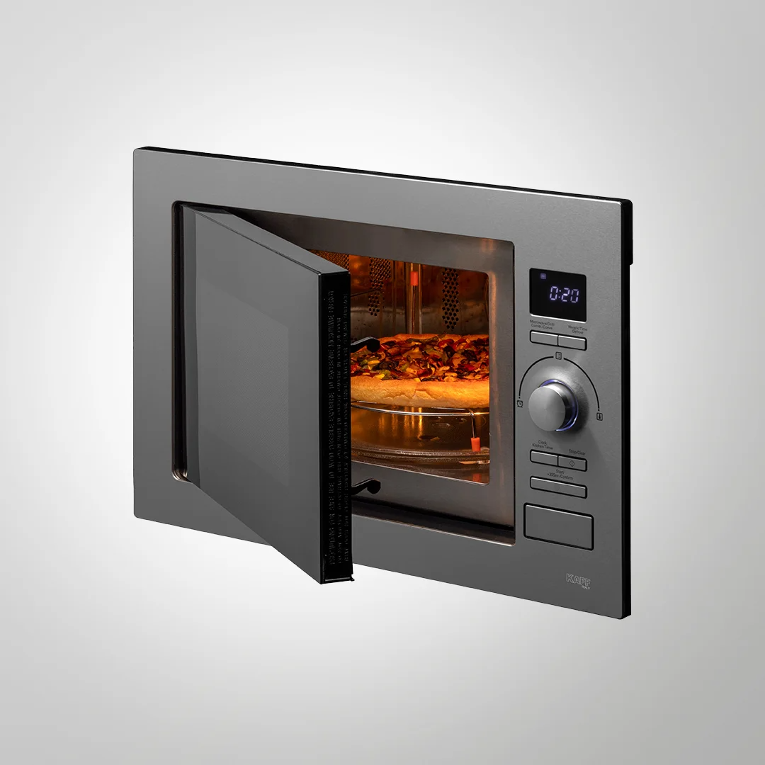 KB4A 28L Built-In Microwave Oven | Anti-Fingerprint Stainless Steel | Convection & Grill | Digital Display