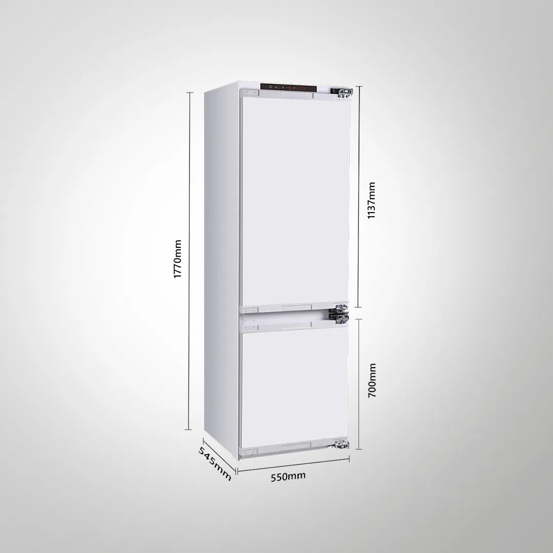 KRF 250 FF BI Built-In Frost-Free Refrigerator | 236L Capacity, Double Door, Soft Closing & Reversible Doors, Touch Control
