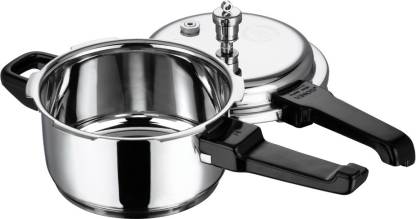 Vinod Sandwich Bottom 2 L Induction Bottom Pressure Cooker  (Stainless Steel) TCSB-2