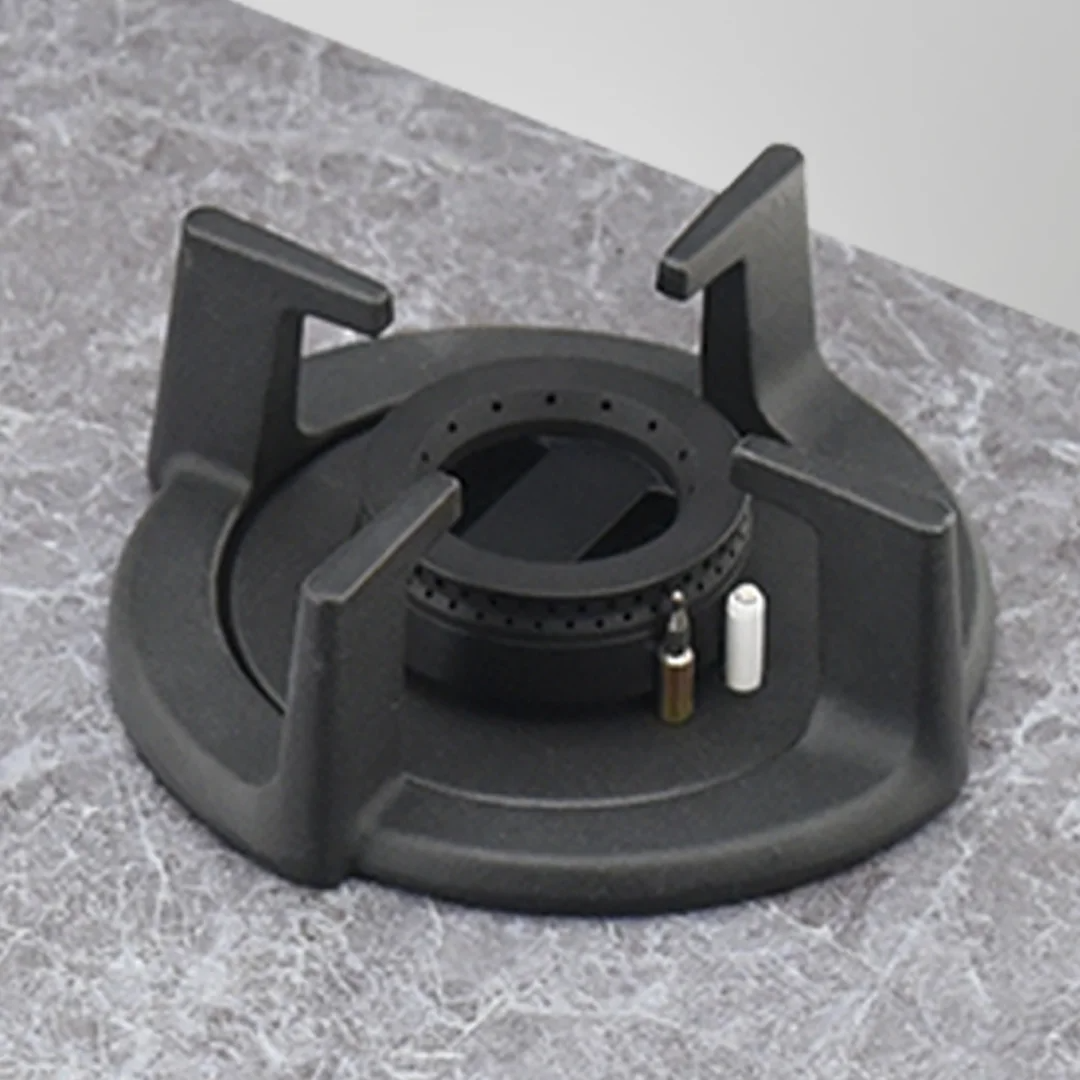 Silver Marmor 82 cm 3 Burners With Full FFD Built in Hob Cooktop