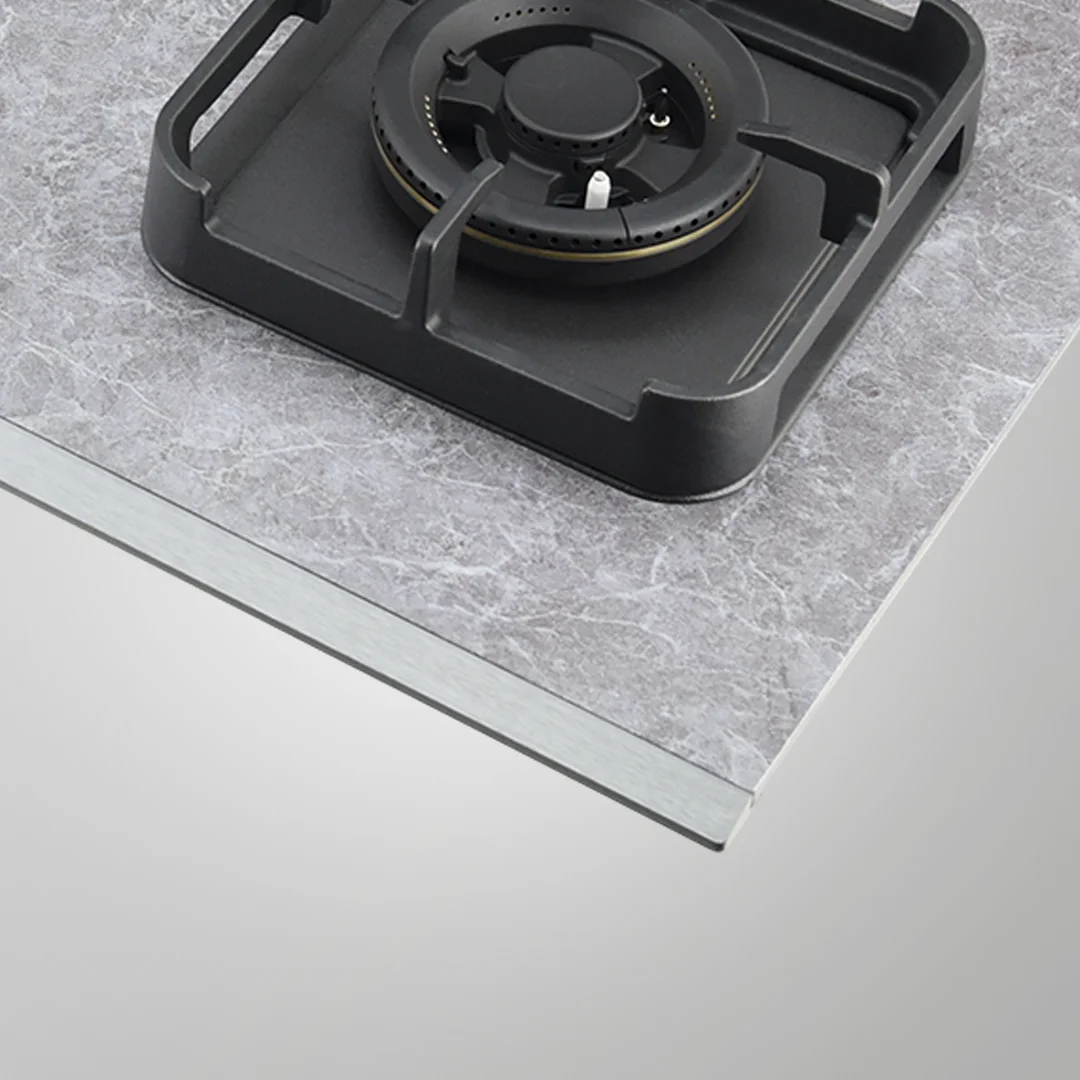 Silver Marmor 82 cm 3 Burners With Full FFD Built in Hob Cooktop