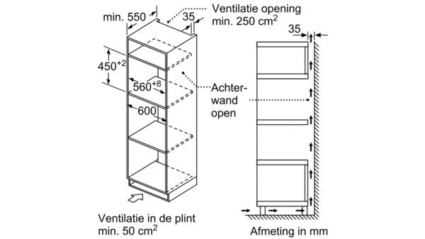Bosch CMA585MS0I Built-in Microwave Oven