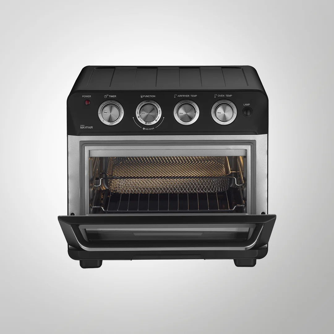 MFAFOT25 – 25L Air Fryer Oven Toaster Griller (OTG) | 7 Cooking Functions | Matte Black Finish