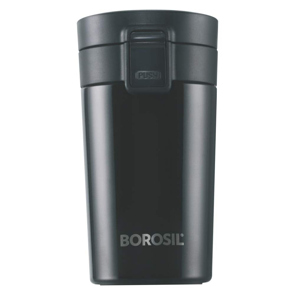 Borosil vacuum insulated stainless Steel travel mug (hot and cold )