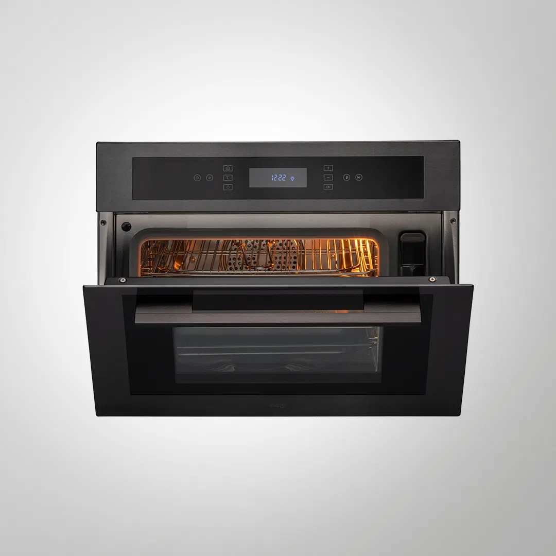 MZ ST6 TN – 60cm Built-In Electric Combi Steam Oven with True Convection & Titanium Glass Finish