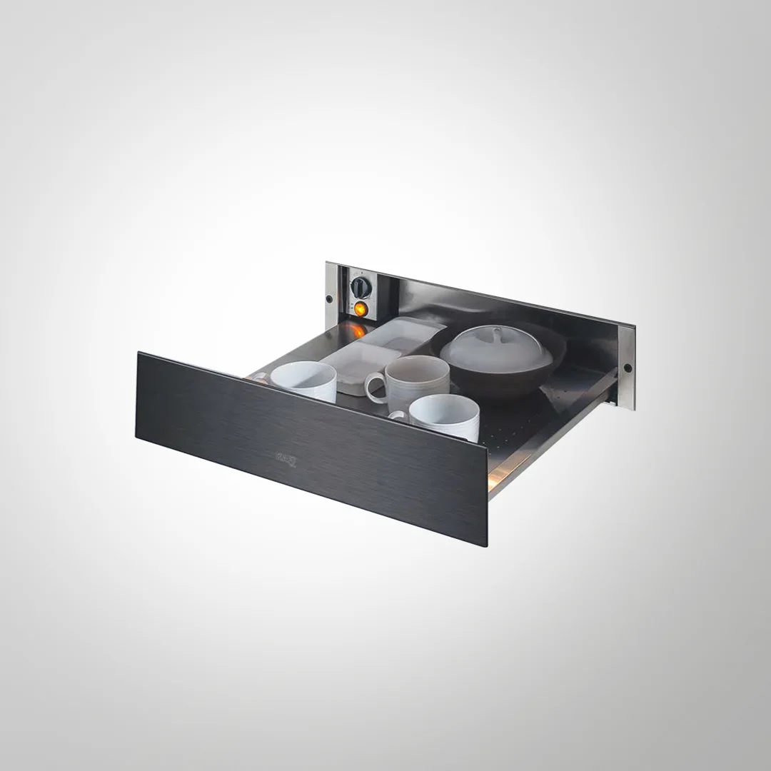 MZWD6 TN – 60cm Built-In Dish Warmer Drawer with Titanium Finish & Fan Heating