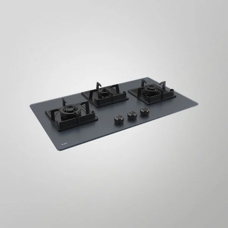 Kaff NYG 783G (Grey) 78cm  Built in Hob Auto Ignition 3 Full Brass High Efficiency Burners With Full FFD