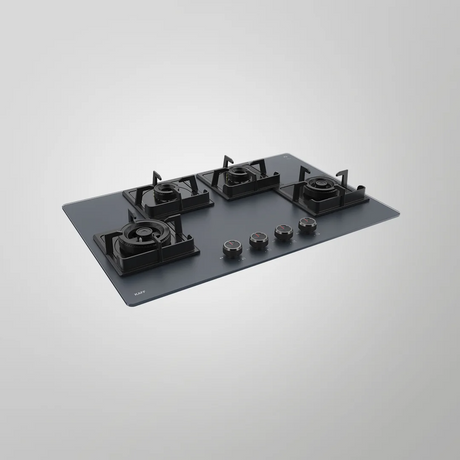 Kaff NYG 784G (Grey) 78 cm Built in Hob Auto Ignition 4 Full Brass High Efficiency Burners With Full FFD