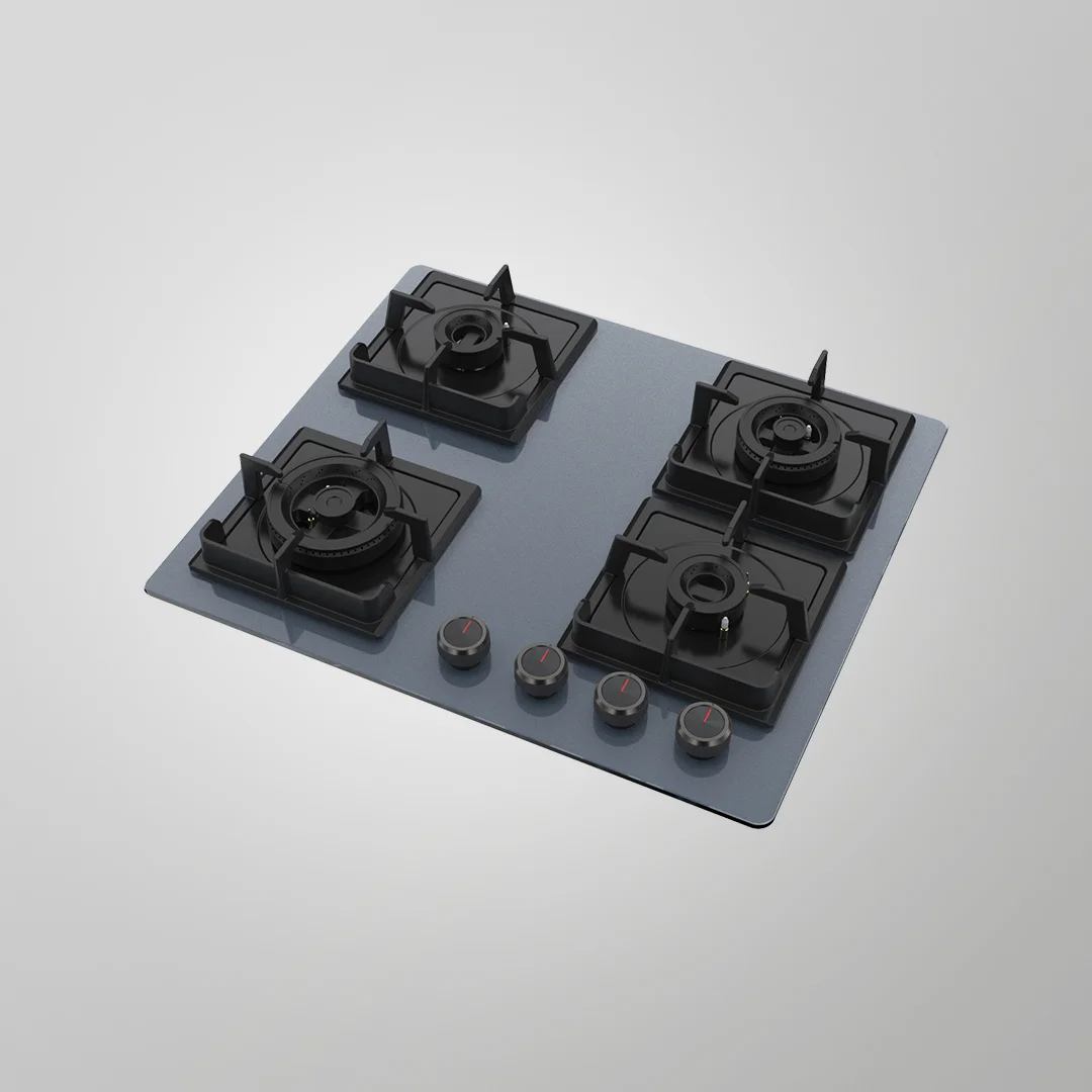 Kaff NYG 604G (Grey) 60cm Built in Hob Auto Ignition 4 Full Brass High Efficiency Burners With Full FFD