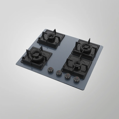 Kaff NYG 604G (Grey) 60cm Built in Hob Auto Ignition 4 Full Brass High Efficiency Burners With Full FFD