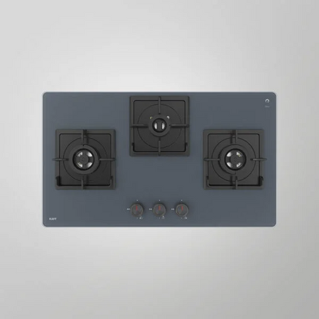 Kaff NYG 783G (Grey) 78cm  Built in Hob Auto Ignition 3 Full Brass High Efficiency Burners With Full FFD
