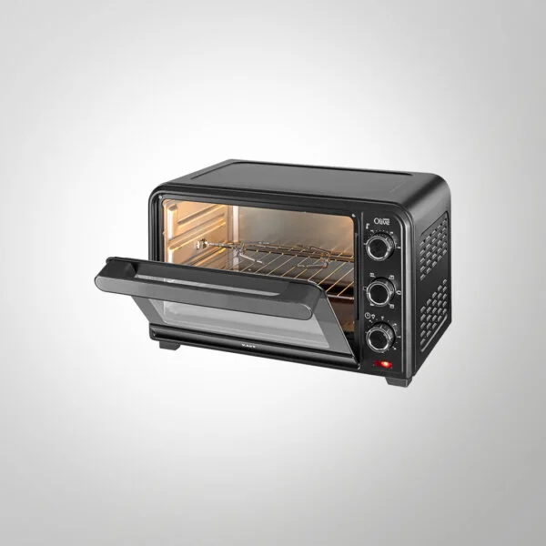 OLOT30 – 30L Electric Oven Toaster Griller (OTG) | 5 Cooking Functions | Matte Black Finish