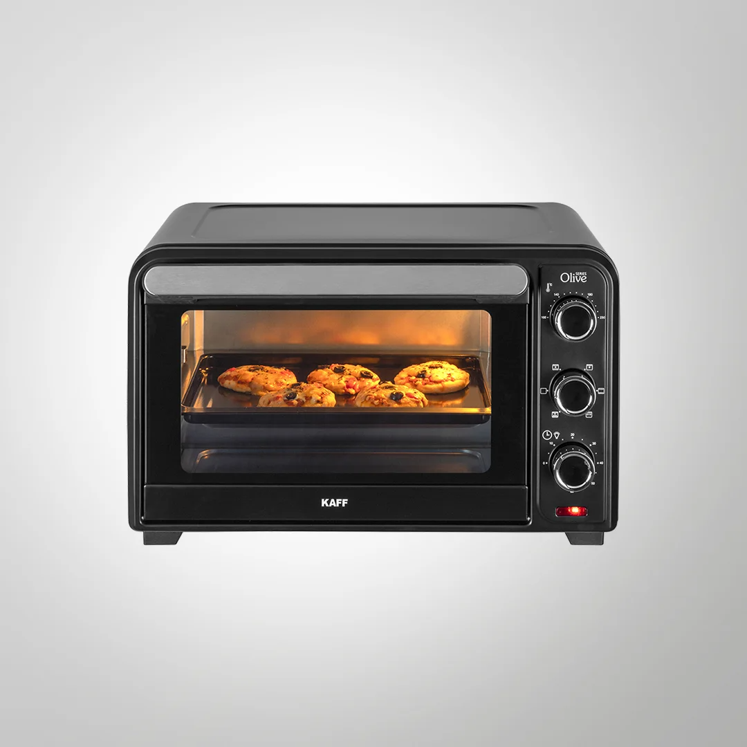 OLOT30 – 30L Electric Oven Toaster Griller (OTG) | 5 Cooking Functions | Matte Black Finish