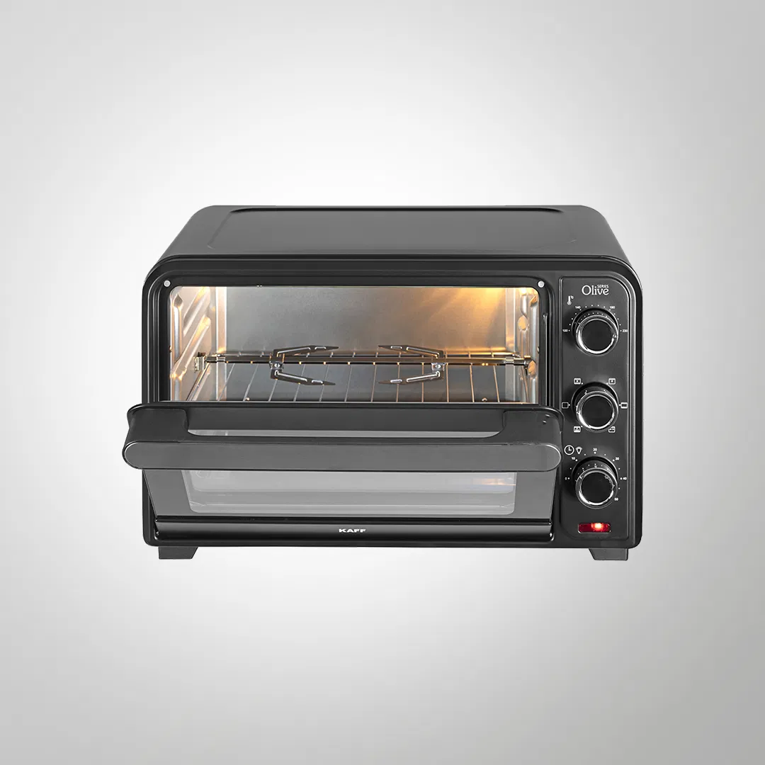 OLOT30 – 30L Electric Oven Toaster Griller (OTG) | 5 Cooking Functions | Matte Black Finish