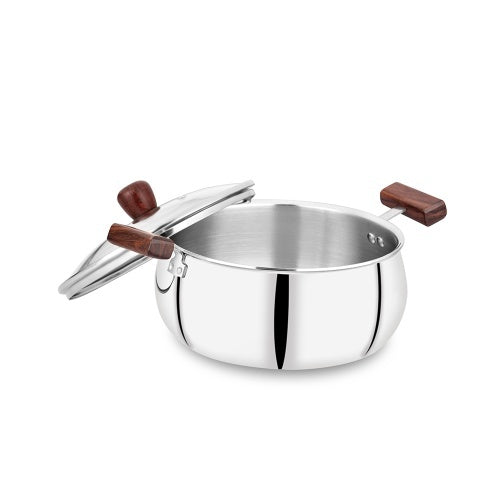 Triply Handi With Glass Lid - 4Liter