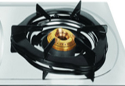 PIGEON DUO STAINLESS STEEL 2 BURNER GAS STOVE