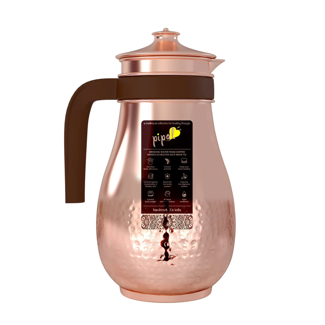 Drop Copper Jug - 1450ml