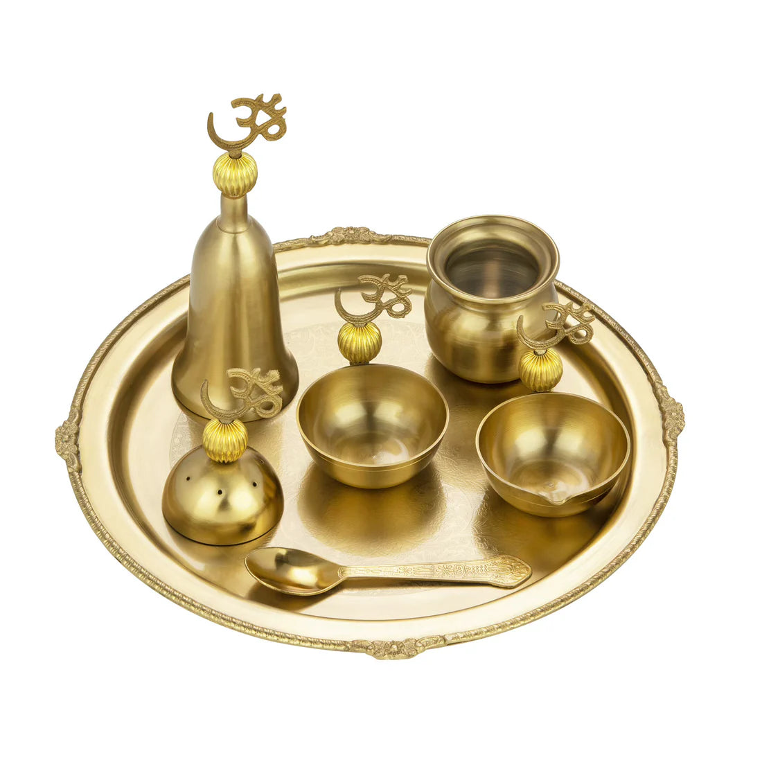 Om Puja Thali 7pcs Set