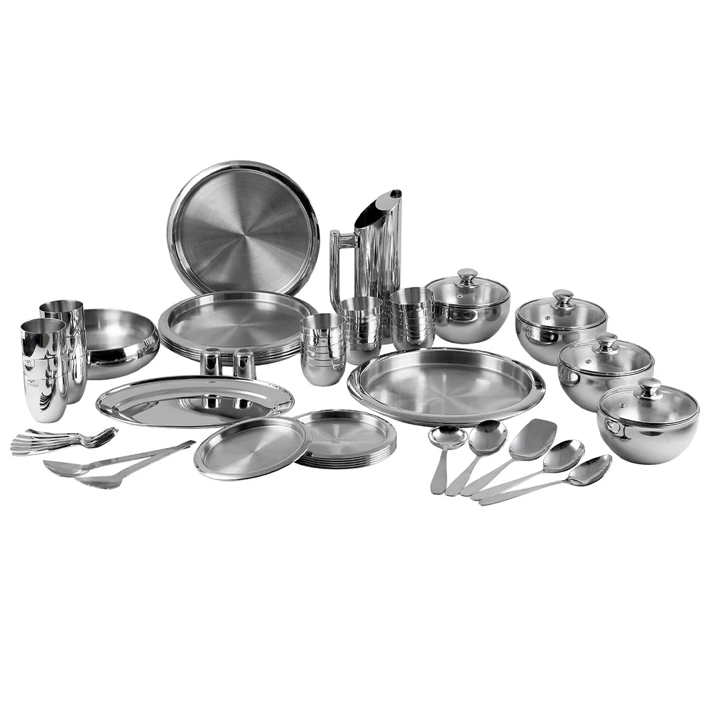 Premium Stainless Steel Dinner Set of 63 Pcs