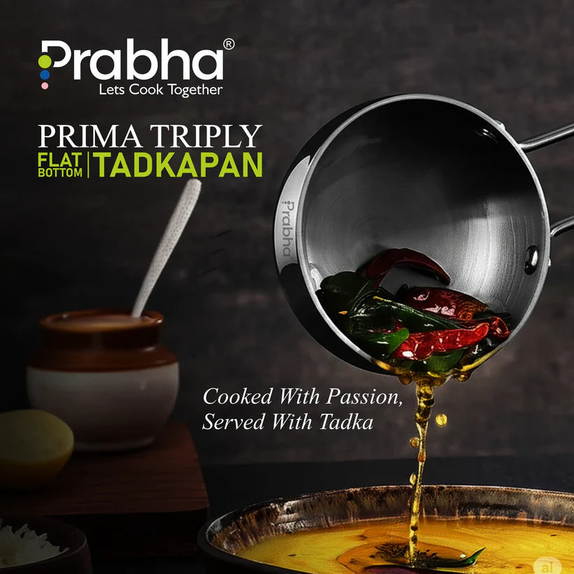 Prima Triply Tadka Pan – 55ml, 12.5cm