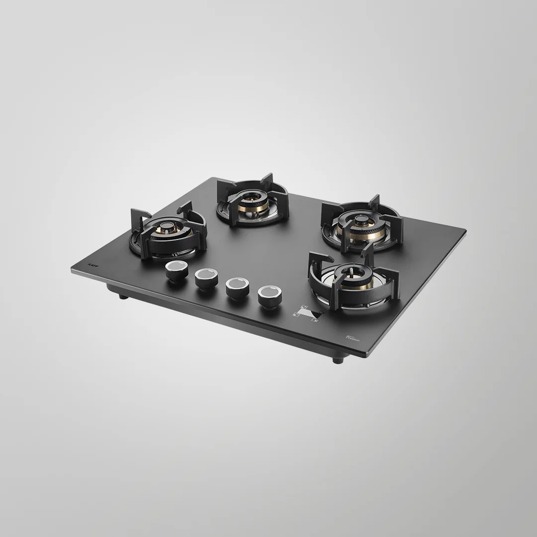 Kaff PRS 654 65 cm Built in Hob Auto Ignition 4 Full Brass High Efficiency Burners with FFD