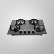 Kaff PRS 654 65 cm Built in Hob Auto Ignition 4 Full Brass High Efficiency Burners with FFD