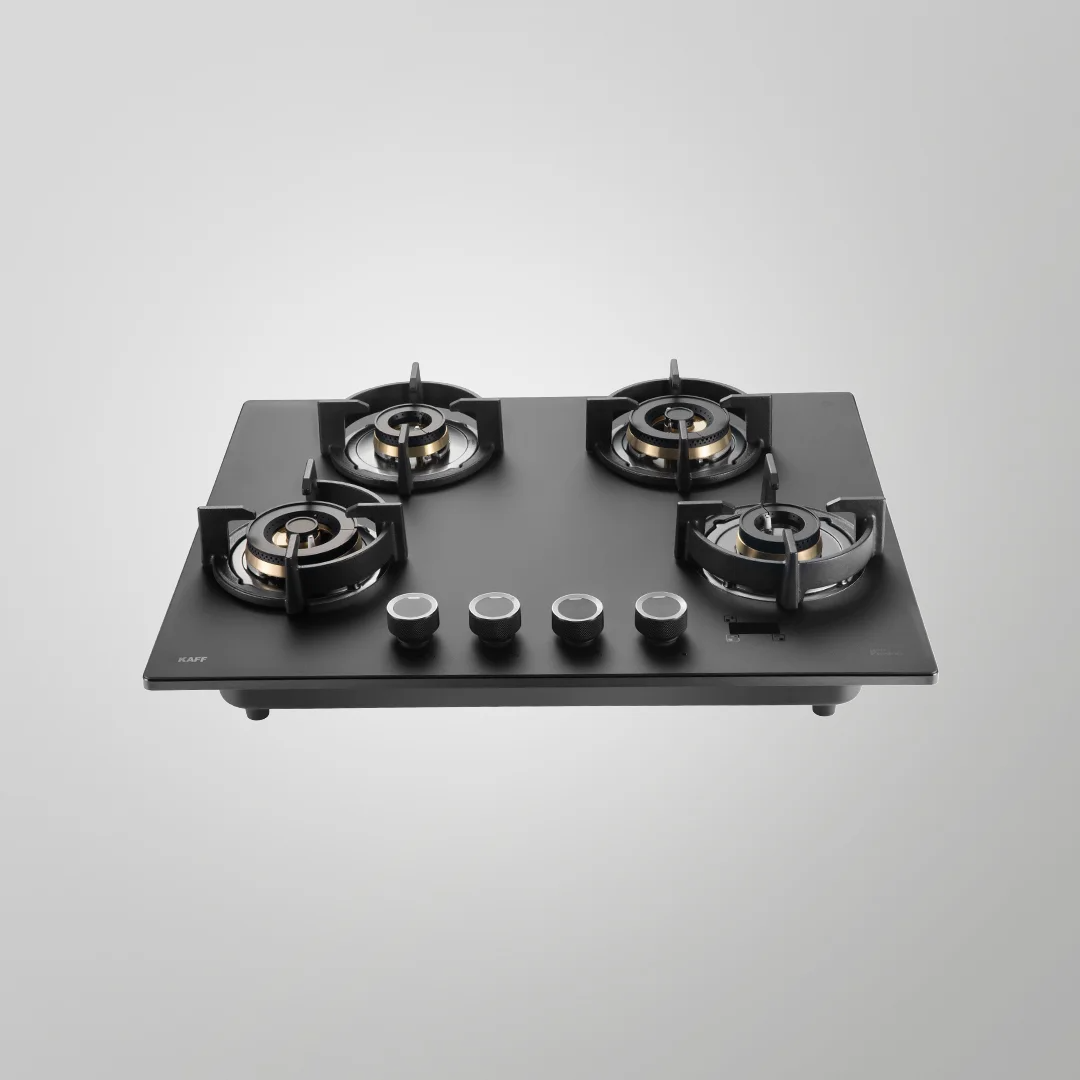 Kaff PRS 654 65 cm Built in Hob Auto Ignition 4 Full Brass High Efficiency Burners with FFD