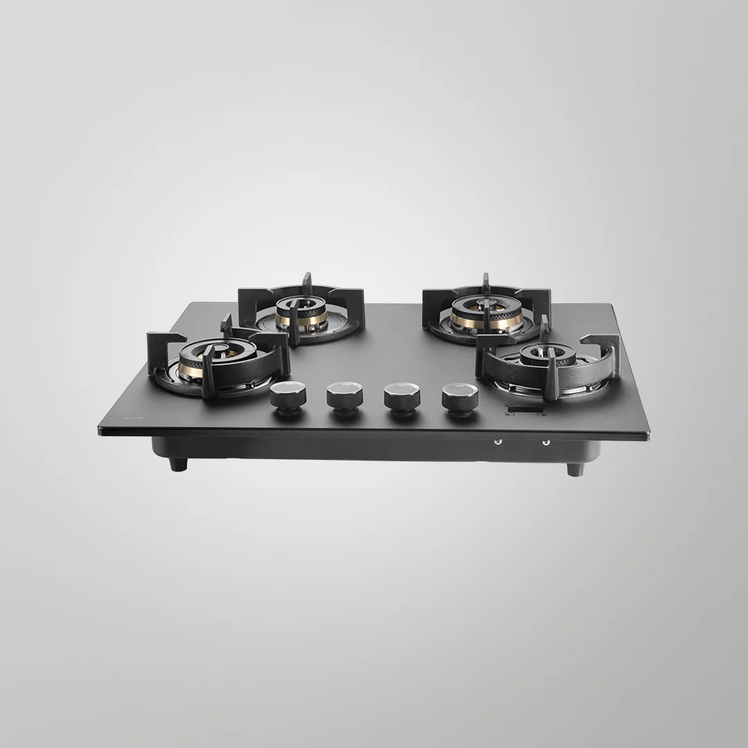 Kaff PRS 654 65 cm Built in Hob Auto Ignition 4 Full Brass High Efficiency Burners with FFD