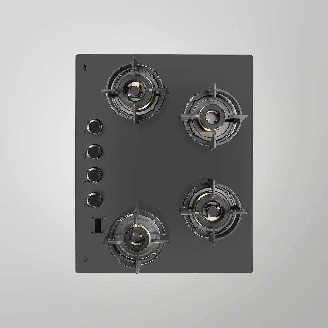 Kaff PRS 654 65 cm Built in Hob Auto Ignition 4 Full Brass High Efficiency Burners with FFD
