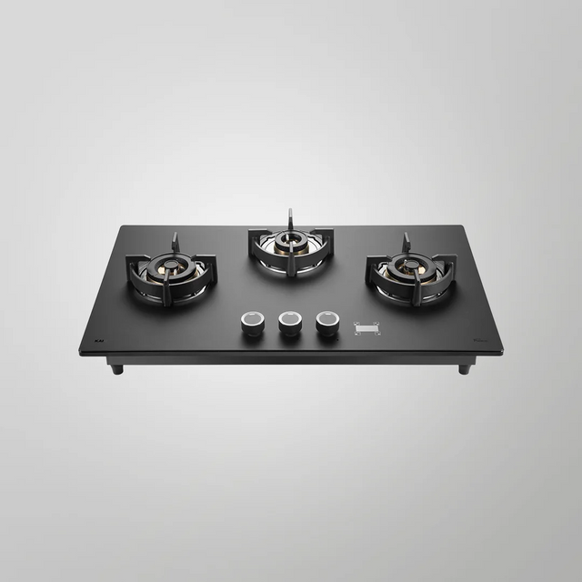 Kaff  PRS 783 78 cm Built in Hob Auto Ignition with 3 Full Brass High Efficiency Burners FFD