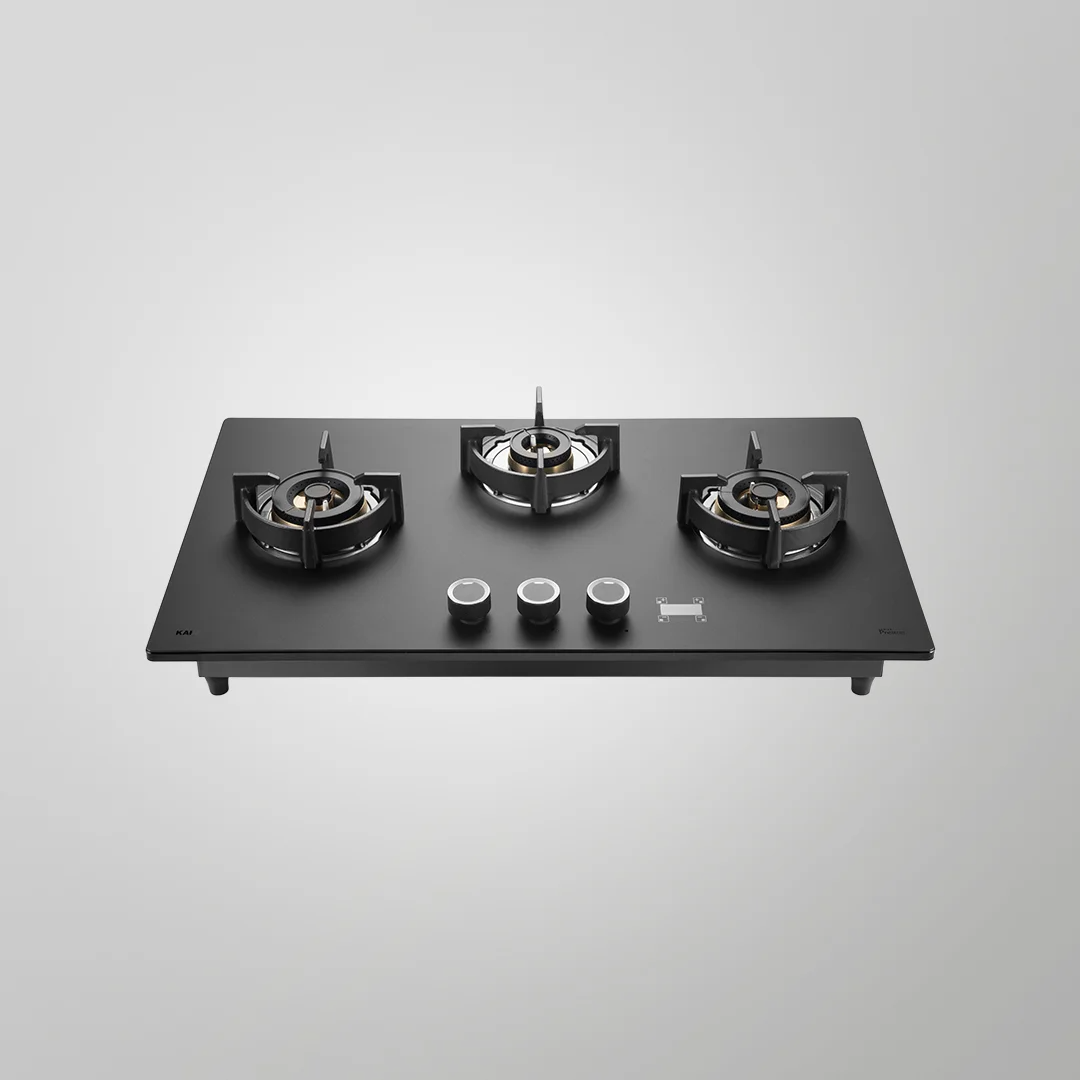 Kaff  PRS 783 78 cm Built in Hob Auto Ignition with 3 Full Brass High Efficiency Burners FFD