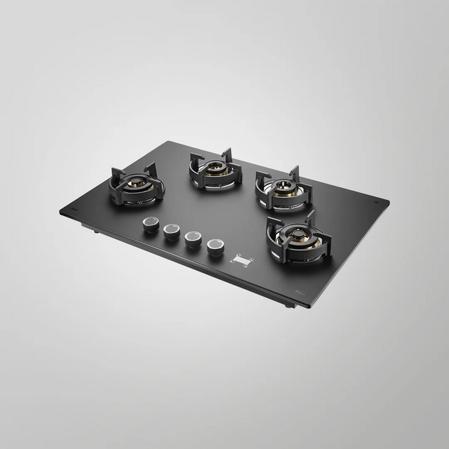 Kaff  PRS 804 80 cm Auto Ignition 4 Full Brass High Efficiency Burners with FFD Built in Hob