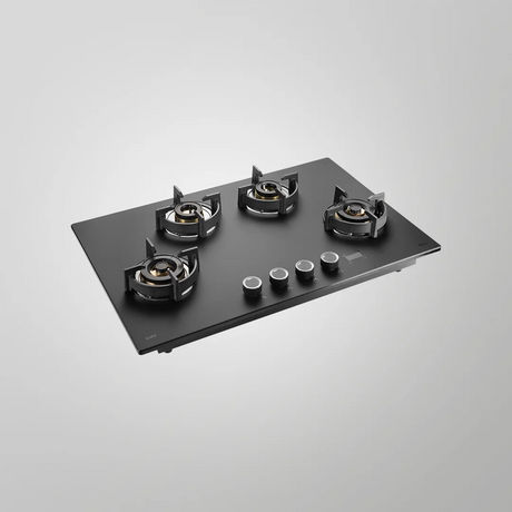 Kaff  PRS 804 80 cm Auto Ignition 4 Full Brass High Efficiency Burners with FFD Built in Hob