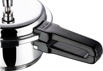 Vinod Sandwich Bottom 3 L Induction Bottom Pressure Cooker  (Stainless Steel) TCSB-3