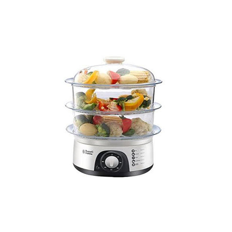 RUSSELL HOBBS FS800 ENGLAND 800-WATTS FOOD STEAMER (WHITE)