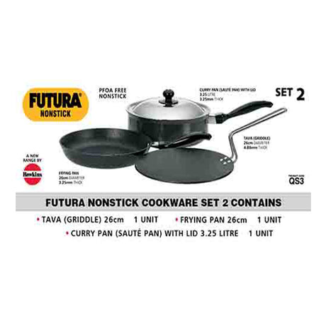Buy Hawkins Futura Non-Stick Cookware Set 2