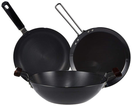 Hawkins Futura Hard Anodised Cookware Set 2, LS3 (Contains 3 Products)