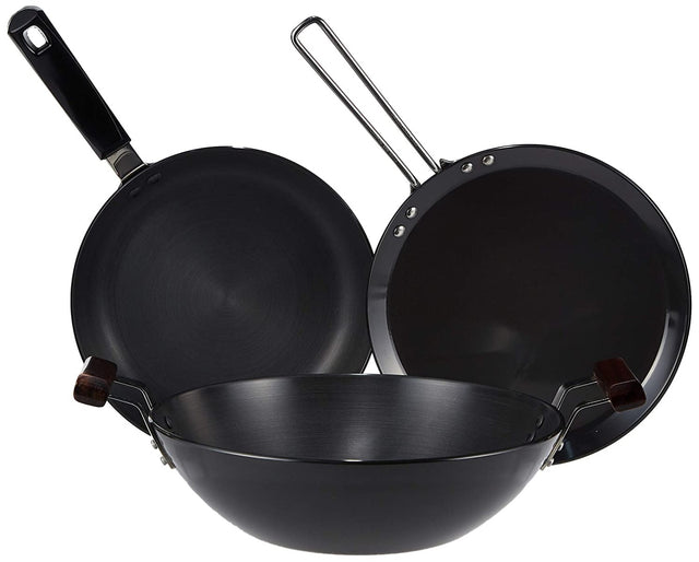 Hawkins Futura Hard Anodised Cookware Set 2, LS3 (Contains 3 Products)