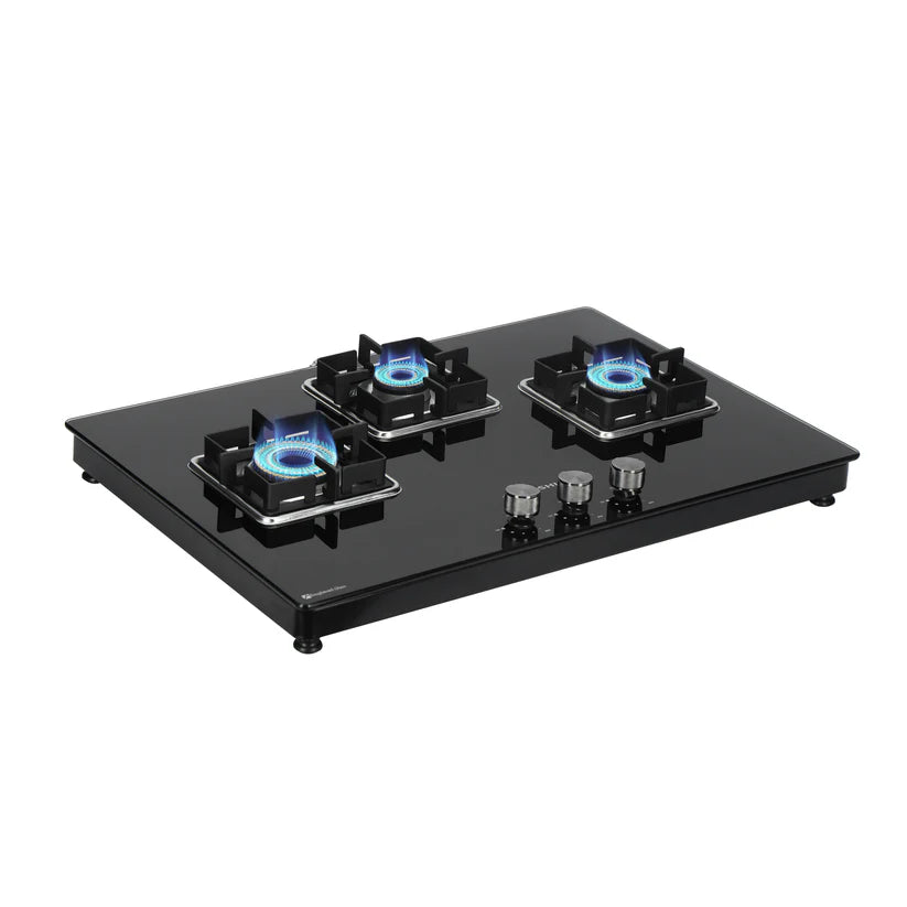 Shine Three Burner Gas Stove/Hob Top Auto Ignition