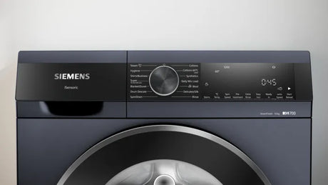 Siemens 10kg washing machine panel view