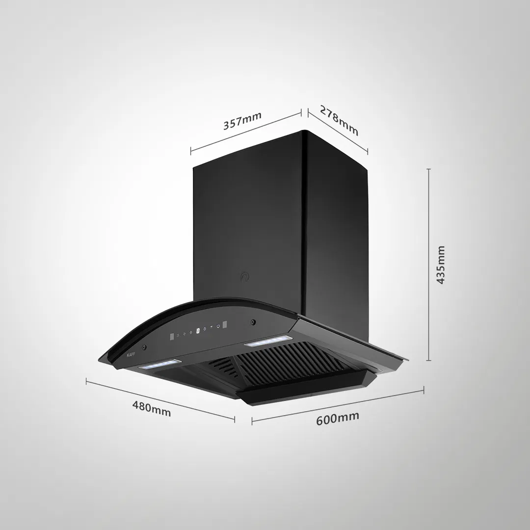 SIRIO DHC 60 – Filter-Less Wall Mounted Kitchen Chimney with Auto Clean & Gesture Control