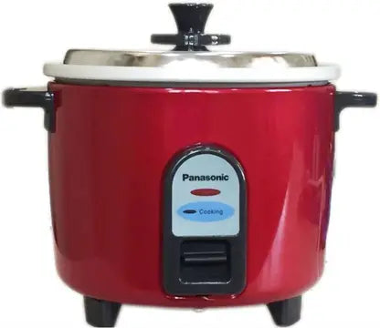 SR-WA18(GE9) 1.8L Electric Rice Cooker – Auto Shut-Off, Anodized Aluminum Pan, Metallic Burgundy