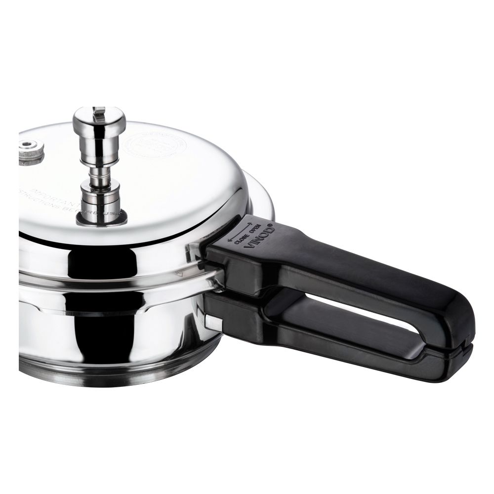 VINOD SS SANDWICH BOTTOM 2 LITRE PRESSURE PAN WITH LID - MINI