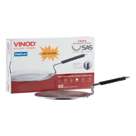 VINOD TRIPLY PLATINUM SERIES INDUCTION FRIENDLY TAWA 25CM