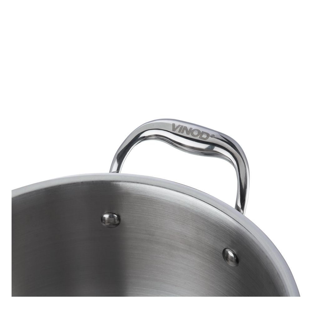 VINOD TRIPLY PLATINUM SERIES SAUCEPOT WITH SS LID (5L)