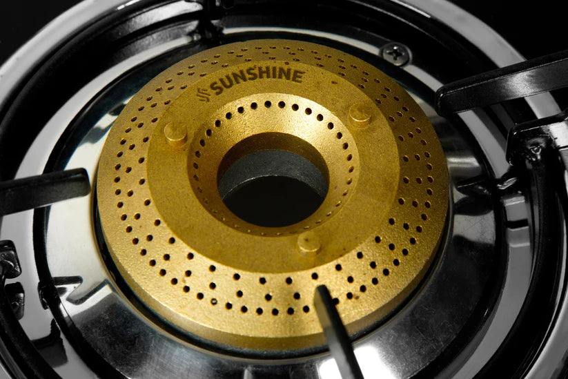 Swift 4 Burner Toughened Glass Gas Stove Manual Ignition