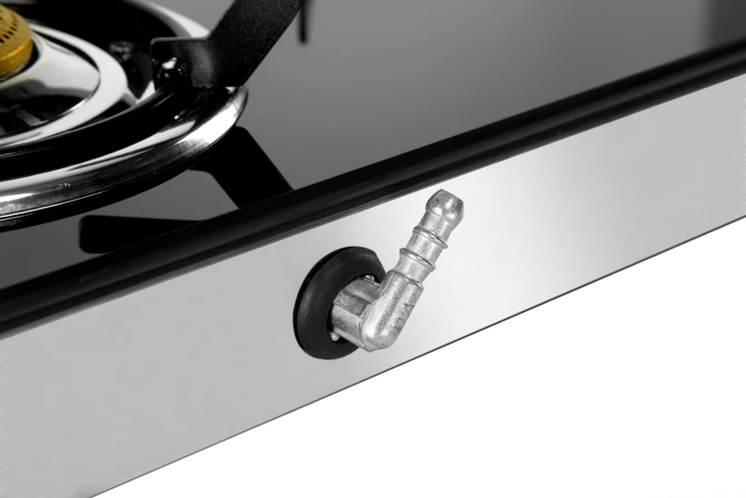 Swift 3 Burner Gas Stove Manual Ignition Glass Top (Black)