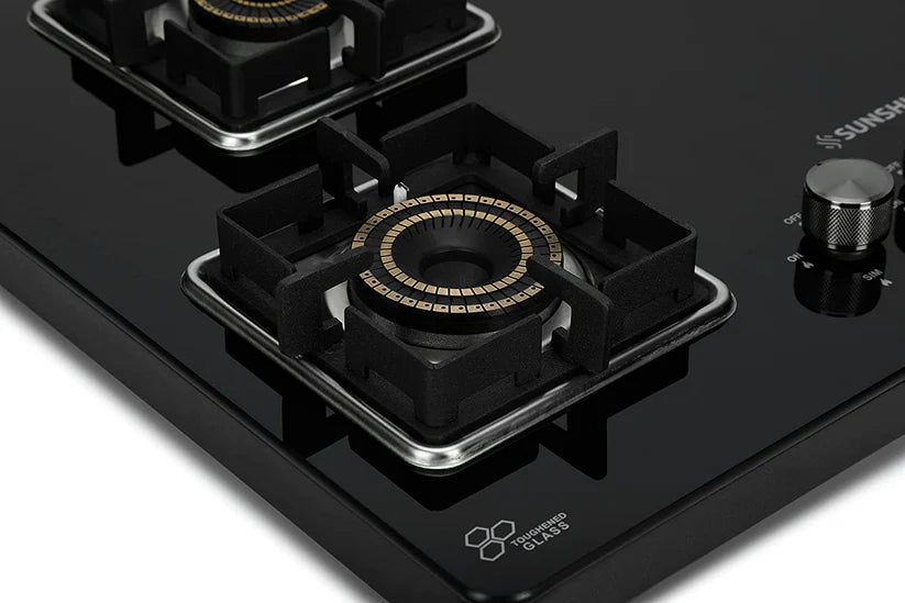 Shine Four Burner Gas Stove/Hob Top Auto Ignition