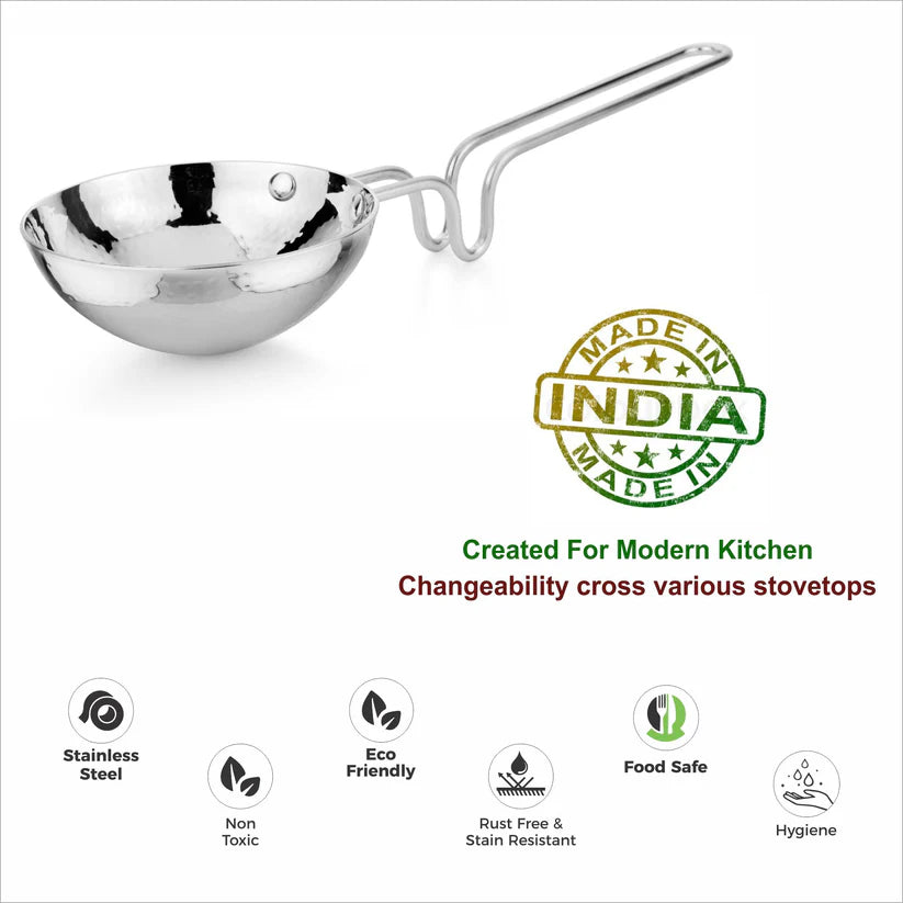 Magnum Hammered Tadka Pan – 34ml, 13mm